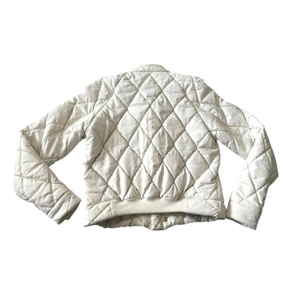 RtA Louisa Vegan Leather Jacket, White, Size S, White, New with tag - Picture 9 of 16